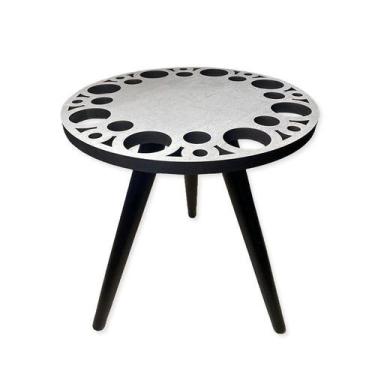 Imagem de Mesa De Canto Apoio Grande Decor Tamako - Ref 01 Concreto