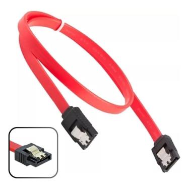 Imagem de Cabo SATA Dados 180G 50cm - Kit 10 Peças Alta Qualidade