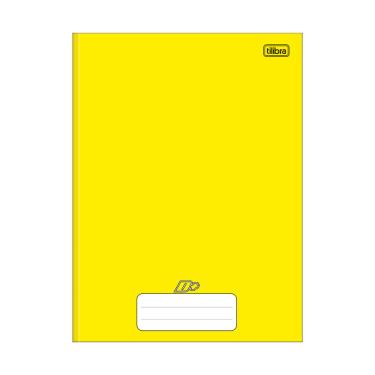 Imagem de Caderno Brochurão Tilibra Capa Dura Amarelo 96 Folhas