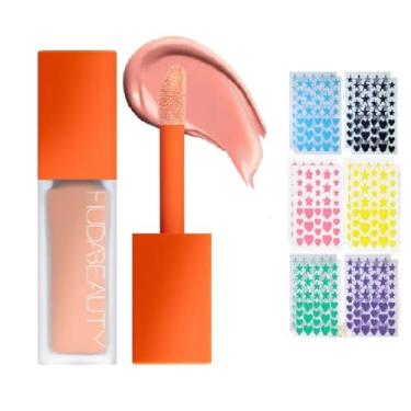 Imagem de NAPH Corretor De Cor Para Olheiras Huda Beauty #Fauxfilter Rosa Pomelo (9 Ml) + Adesivo Acne Bônus (36 Unidades)