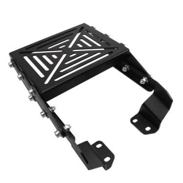 Imagem de Rack de Bagagem Traseira para LC135 V2 V3 V4 V5 V6 V7, Rack de Carga de Liga de Alumínio, Dureza Capaz de Cargas Pesadas, Acabamento Fosco Preto Com Jateamento Polido de Areia