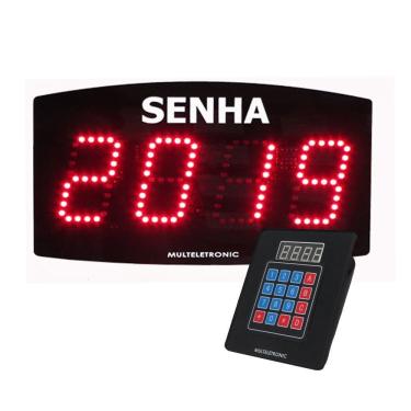 Imagem de Painel de Senha com Teclado - Organize Atendimento