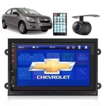 Imagem de Central Multimídia Cobalt 2012/15 Câmera Ré Bluetooth Espelha - First 