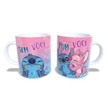 Imagem de Caneca Personalizada Stitch Com Café Sem Café (vários modelos) - loja 