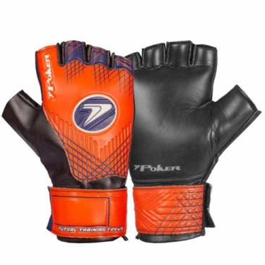 Imagem de Luva de Futsal Infantil Poker Training FOCUS, Laranja, 7