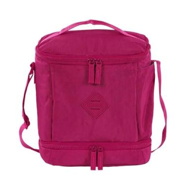 Imagem de Lancheira Térmica 2 Comp - Fitness Lunch Crinkle - Sestini - Pink