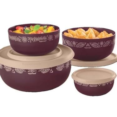 Imagem de Kit Tigelas Toque Mágico 4 Peças para Servir - Hermético