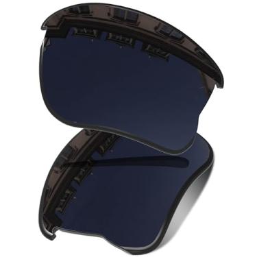 Imagem de Vonxyz Lentes de substituição para óculos de sol Oakley Flak Jacket XLJ OO9009 – preto invisível polarizado