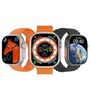 Imagem de Smartwatch W68 Tela 2.0 Original Lacrado Ultra Series 8 NFC Preto - Sm