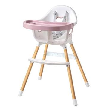 Imagem de Cadeira de Alimentação Refeição para Bebê até 15kg e Altura Ajustável Multmaxx Rosa