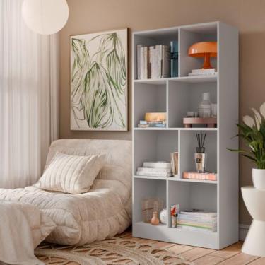 Imagem de Livreiro Estante Rios Estudos Armario Multiuso Com Prateleiras Organiz