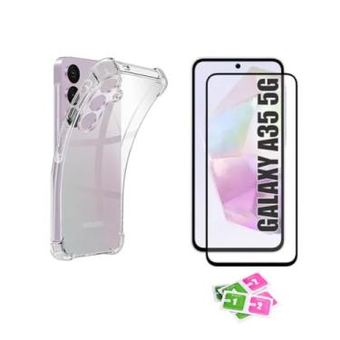 Imagem de Kit Capa Case Capinha + Pelicula 3D Vidro Temperado Para Galaxy A35 5g