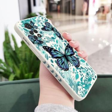 Imagem de Capa de celular borboleta para Xiaomi Redmi Note 14, 13, 12, 12S, 11, 11S, 11E, 10, 10T, 10S, 9T, 9 Pro Plus, 10C, 10A, 10, 9, 9A, 9C, 9T, 4G, 5G, branca, para Note 14, 5G