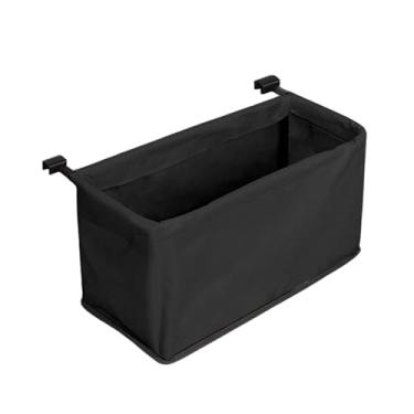 Imagem de Fenteer Bolsa de armazenamento para carrinho de vagão, bolsa portátil de fácil fixação para camping, praia, compras, Preto