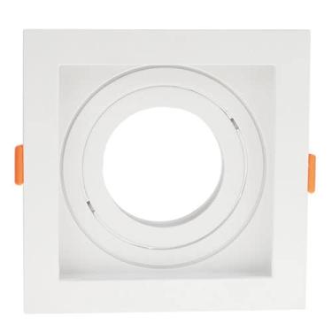 Imagem de SPOT QUADRADO DE EMBUTIR RECUADO PARA LED PAR20 - POT MAX. 15W