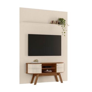Imagem de Composição New Silverstone Bancada E Painel Para Tv 65 Polegadas - Madetec Naturale Off White