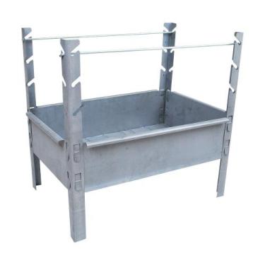 Imagem de Churrasqueira Desmontável, Portátil com 02 Suportes e 03 Níveis de Alt