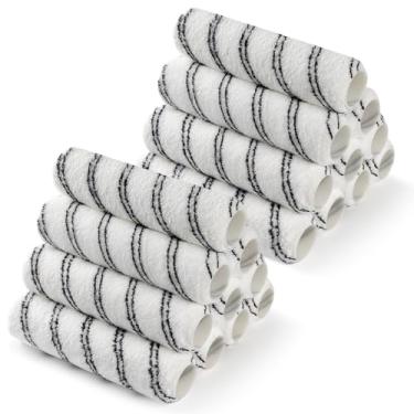 Imagem de CoatPro Twools Rolo de tinta, capas de rolo de tinta de microfibra de 22 cm (cochilo de 3/20.3 cm), pacote com 20, rolos de pintura grandes para pintar paredes, capas para kit de rolo de pintura