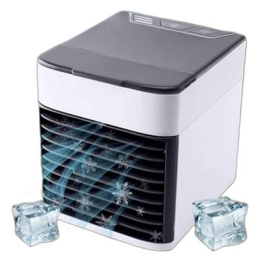 Imagem de Ar Condicionado Pessoal Mini Usb Portátil Ventilador E Luz - Bivolt