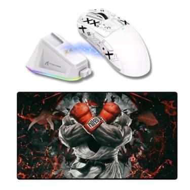 Imagem de Combo Gamer Mouse Attack Shark X11 + Mousepad Guerreiro 70x35cm