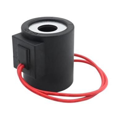 Imagem de UOIENRT Bobina De Válvula Solenoide 12 V Cc 6352012 Com Fio 18", Substituição Para Haste Série 10, 12, 16, 38 E 58 (Tamanho 10)