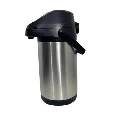 Imagem de Garrafa Termica Pressão Inox Soprano Excelence 4 Lt