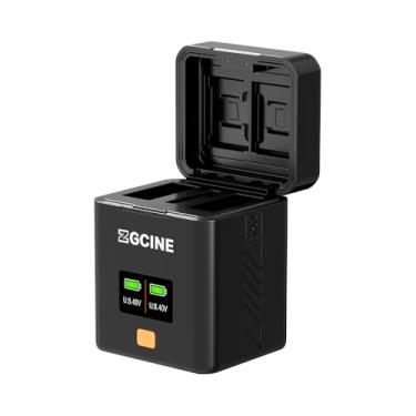 Imagem de ZGCINE PS-E17 Capa de carregamento USBC PD carregador duplo rápido bateria para câmera R50 R8 R1 m6mark2 R10 RP 200D750D 760D 800D 850D M5 M6