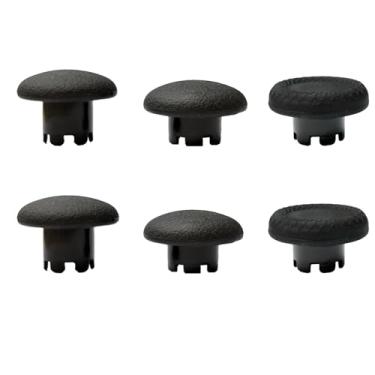 Imagem de Dakexiong 6 Em 1 Thumbsticks Paddles Substituição Para Controle Dualsense Ps5, Acessórios Edge Peças Analógico Joystick Kit De Reparo (Preto)