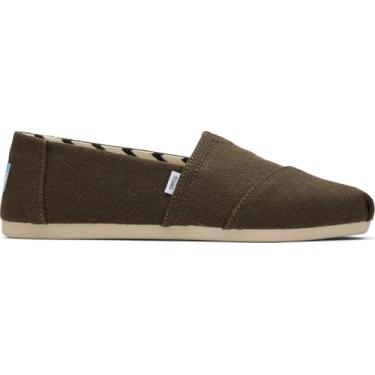 Imagem de TOMS Sapatilhas femininas Alpargata Graphic Slip On Casual - Cinza, Can Hrtg Cvs, 38