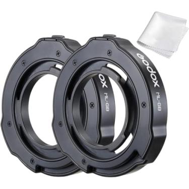 Imagem de GODOX Adaptador Bowens Ml-Gb Para Flash Godoxad300Pro Ad400Pro, Compatível Com Luzes De Vídeo Led Ml100R, Ml100Bi, Ml60Iibi, Ml30, Ml30Bi, Ml60, Ml60Bi (Pacote 2)