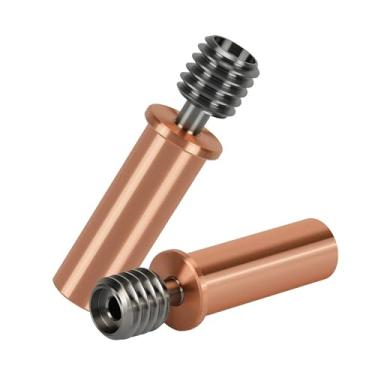 Imagem de Extrusora de impressora 3D Tubo de liga de titânio Alta temperatura resistente a calor resistente a calor para anycubic kobra 2 séries 26mm x 7,5 mm 2pcs