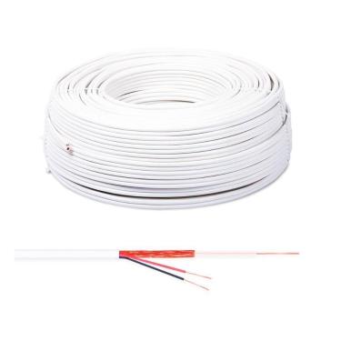 Imagem de Cabo Coaxial Para Cftv Bipolar 0,4Mm X 2,5Mm 100 M Megatron