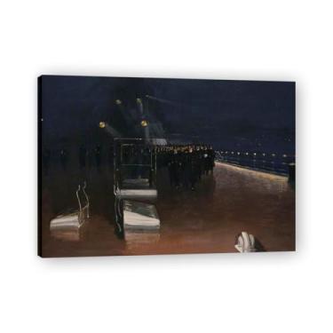 Imagem de The Arrival Of Representatives John Lavery Classic Realist Portrait & War Scene Canvas Art – Decoração de parede de arte irlandesa para casa emoldurada 30 x 42 cm