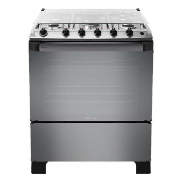 Imagem de Fogão de Piso Itatiaia New Dream Reflecta - Acendimento Automático, Prata