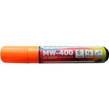 Imagem de Giz Liquido Marcador Vidro Plástico Quadro e Metal GrampLine, Laranja