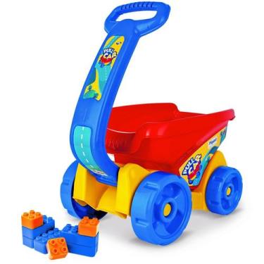 Imagem de Brinquedo Carrinho De Mão Infantil Com Blocos - Homeplay