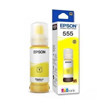 Imagem de Refil Epson 555 Amarelo (yellow) L8180 T555420-al Original T555