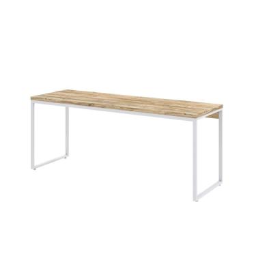 Imagem de Mesa Dynamica Diretor 180x60x75cm Carvalho - Est.branca Carvalho - Est.branca