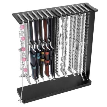 Imagem de SUJOER Organizador de pulseira de relógio para Apple Watch, suporte de silicone com alça inteligente, visor Groove para Apple Watch, pulseira para iWatch