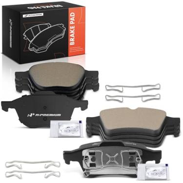 Imagem de A-Premium Pastilha de freio adequada para Mazda 3 2004-2005 5 Volvo S40 V50s, dianteiro e traseiro, um conjunto de 2