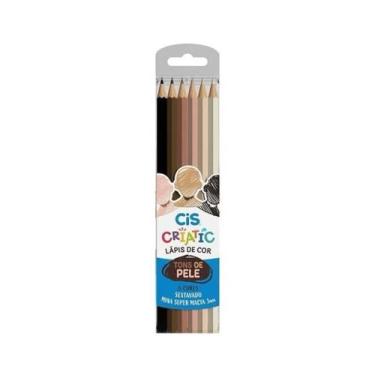 Imagem de Lapis De Cor Criatic Pele Com 06 Cores - Cis