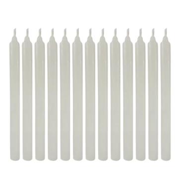 Imagem de VELAS OLIVEIRA, Velas Palito Branca/Colorida Por Kilo 32 Velas - 18cm Parafina Pura (BrancA)