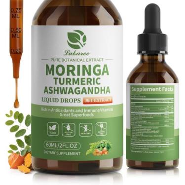Imagem de Suplemento Lukaree Lipsomal Moringa Leaf Drops 30:1 Extract