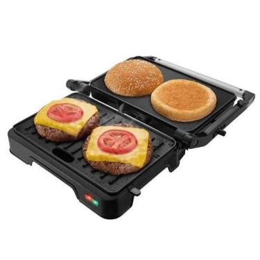 Imagem de Sanduicheira/Grill Master Press 180 Mondial Pt/Inox 127V, 110V, Preto/