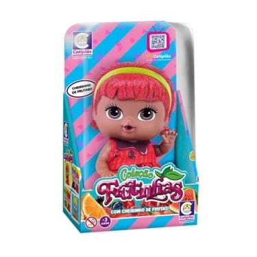 Imagem de Brinquedo Boneca Coleção Frutinhas Morango e Chocolate com Cheirinho de Frutas 19cm em Plástico Vinil Cotiplas - 2513