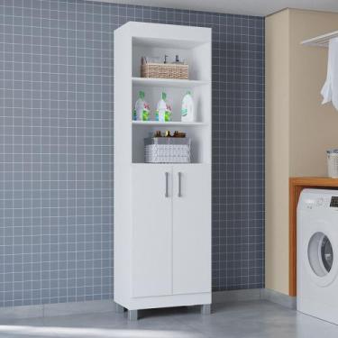 Imagem de Armário Multiuso Versati Carvalho 2 Portas Design Moderno p Escritório