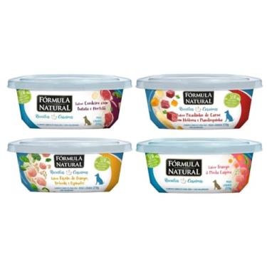 Imagem de Ração Úmida Formula Natural Receitas Caseiras Cães Sabores Variados 270g 30 Unidades