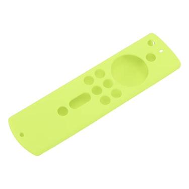 Imagem de aqxreight Capa Remota de Silicone para Tv Stick 4k 2018 - Estojo de Proteção Leve Com Cordão e Recortes Precisos de Botões (Verde fluorescente)