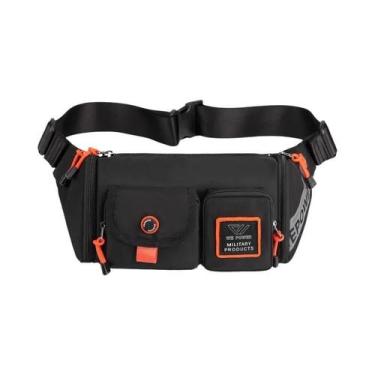 Imagem de Pochete Masculina De Nylon À Prova D'água, Multiuso, Para Viagens, Esc