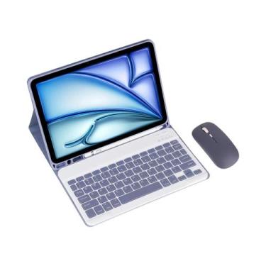 Imagem de Capa Com Teclado Para Samsung Galaxy Tab S9 FE SM-X510/X516B De 10,9 P